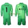 Original Trikotsatz Liverpool Alisson Becker 1 Torwart Heimtrikot 2021-22 Langarm Für Kinder